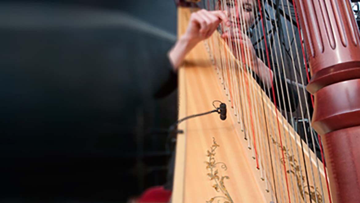 small handheld harp